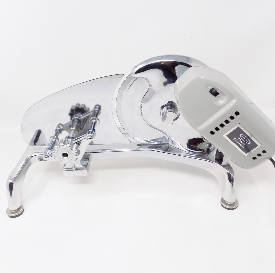 Vintage Rival Stainless Electric Meat Deli Food Slicer Model 65301