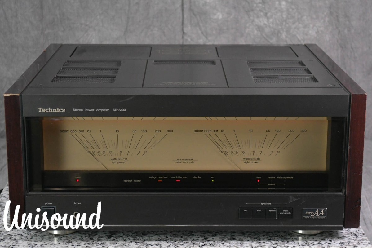 Technics SE-A100 パワーアンプ Technics SE-A100 Stereo Power amplifier ClassAA in Good