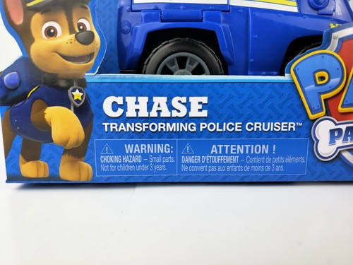 PAW Patrol Chase Chase’s Transforming Police Cruiser W/Chase Figure New - 第 2/11 張圖片