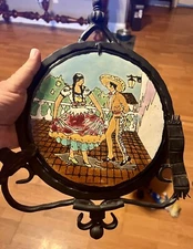 Rare Vintage Mexican Tea Tile “Lamosa” Ladrilla Monterey MX 1940’s