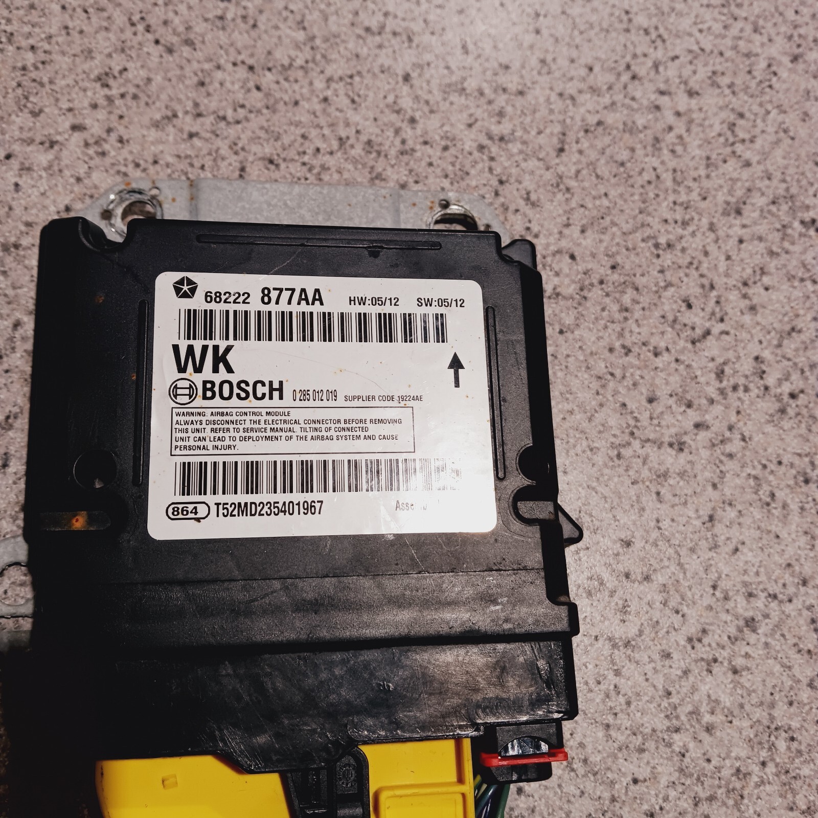 2011 - 2019 Jeep Grand Cherokee Air SRS Bag Restraint Control Module Unit  OEM for sale online | eBay