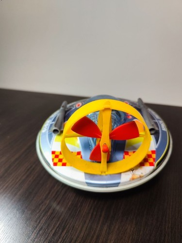 Platillo volador vintage Yonezawa Space Patrol 2019 juguete de hojalata batería Japón - Imagen 3 de 13