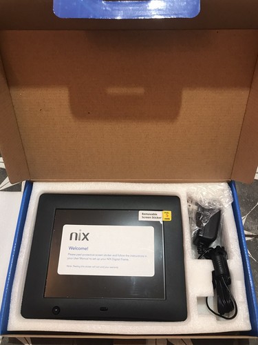 NEW NIX X08D 8 INCH SCREEN MOTION SENSOR DIGITAL PHOTO FRAME Open Box - Picture 3 of 4