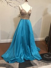 long formal women evening prom dress gown