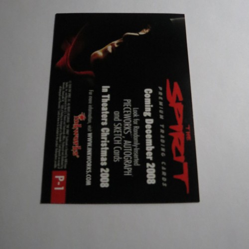 2008 THE SPIRIT Trading Cards Promo Card #P-1 & P-2 - Picture 2 of 4