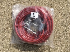 NEW Red Dog Tie Out Cable 30 FT. Dog Runner for Yard Steel Wire Dog Cable