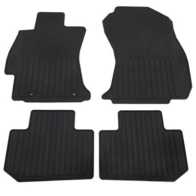 NEW 2014-2018 Subaru Forester All Weather Floor Mats Black Rubber OEM J501SSG200
