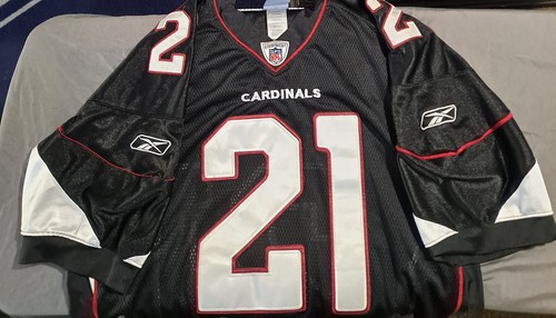 Vintage Reebok Arizona Cardinals Patrick Peterson #21 Black Stitched Jersey 48 - Picture 3 of 12