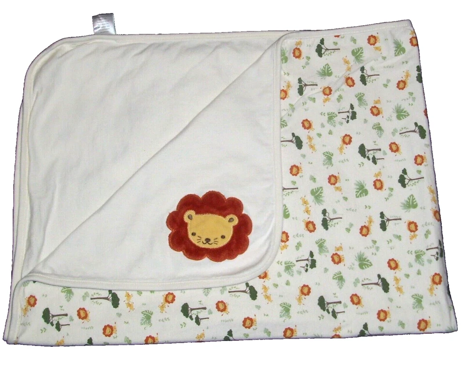 Gymboree Outlet 丛林野生动物园狮子贴花婴儿毯子树叶 2008 — 第 2/4 张图片