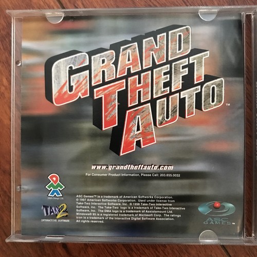 Grand Theft Auto Uncensored Original GTA PC CD 1998 ASC Games Vintage WORKS RARE - Picture 8 of 10
