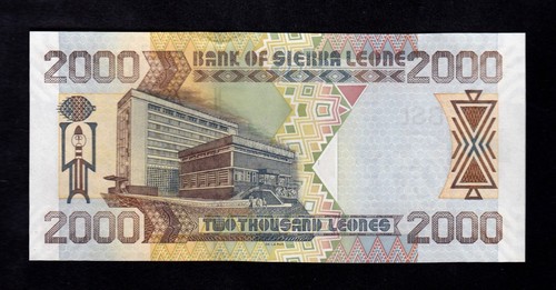 F.C. SIERRA LEONA SIERRA LEONE , 2000 LEONES 2006 , S/C- ( AUNC ) , P.26c . - Picture 2 of 2