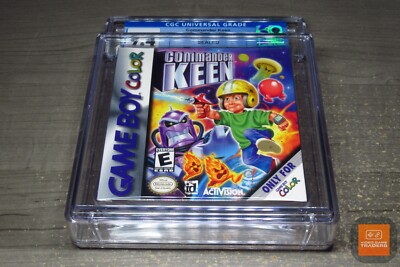 Elco (4) – Game For Sale g-rap CGC 9.4 A++ - Commander Keen Game Boy Color, GBC 2001 NEW! - RARE