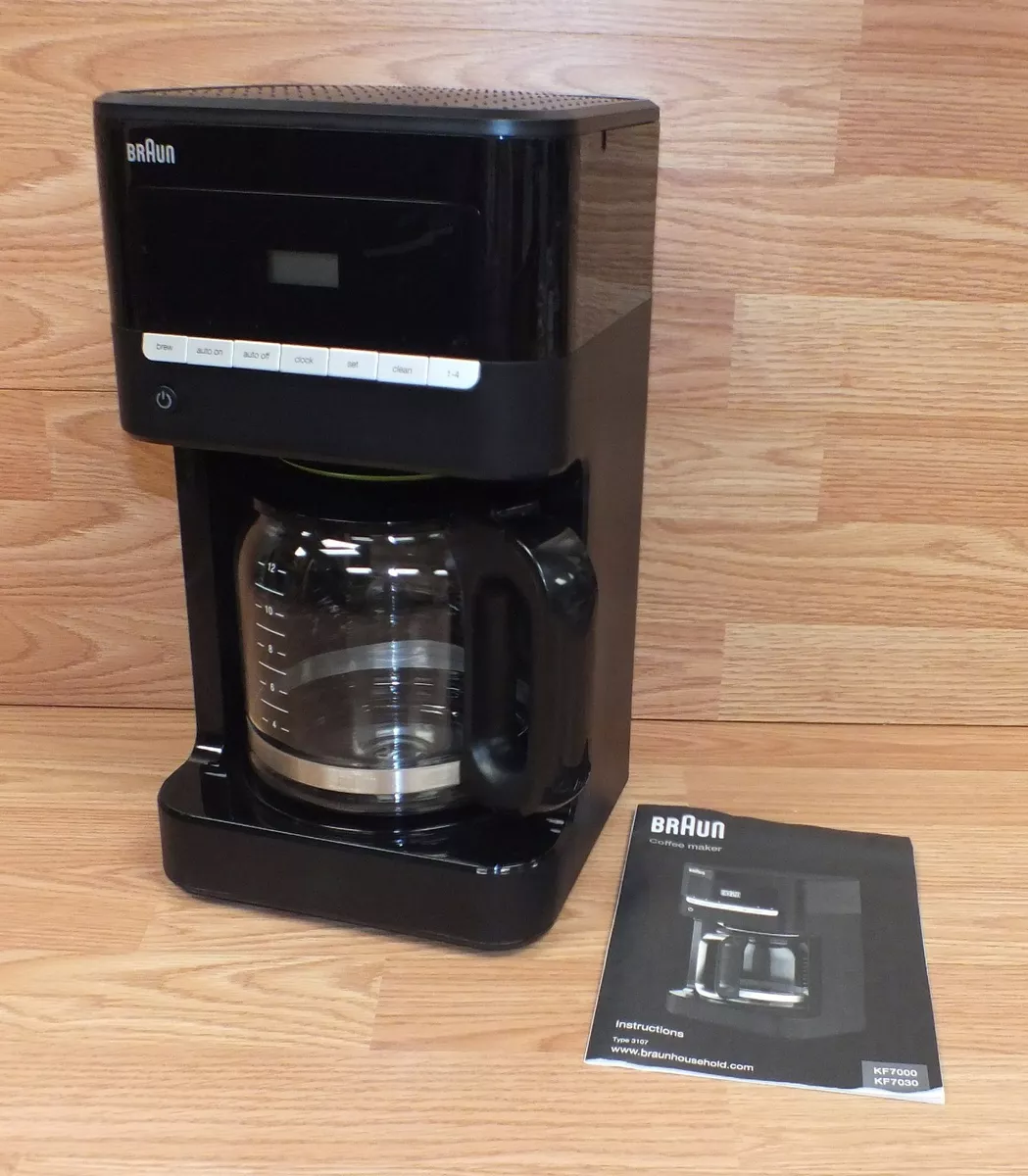 Braun Black 12 Cup Drip Coffee Maker 