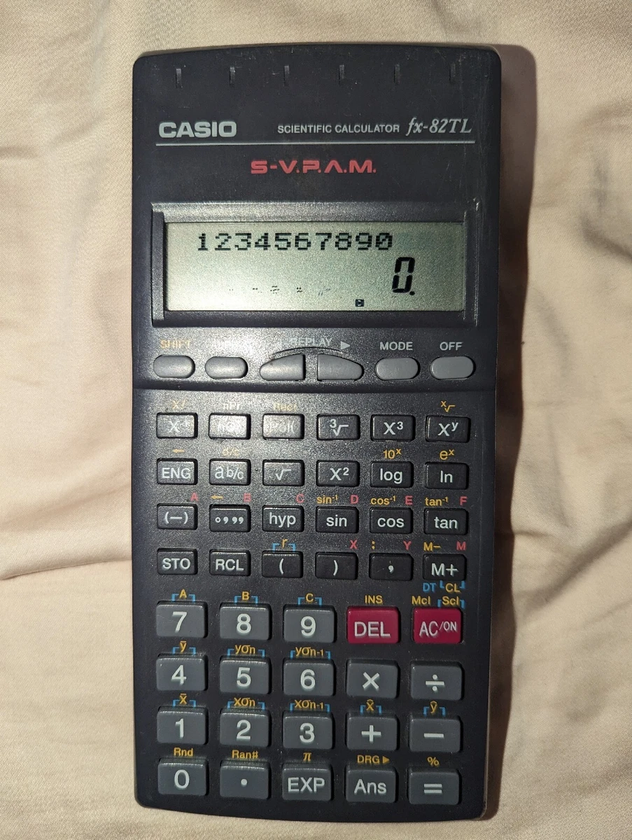 CASIO scientific calculator fx 82TL eBay
