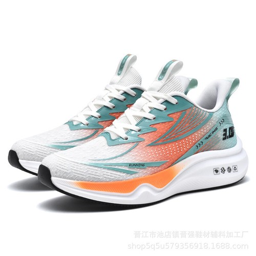 Men's Shoes Marathon Running Sports Cushioning Breathable Non-slip Jogging Shoes - Picture 5 of 8