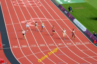 Photo 6x4 Paralympic women's running, Olympic Stadium Stratford/TQ3884  c2012