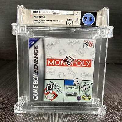 NEW Monopoly WATA A+ Nintendo Game Boy Advance