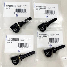 4PCS OEM Factory Tire Pressure Monitor Sensor TPMS 13598773 For Chevy GMC