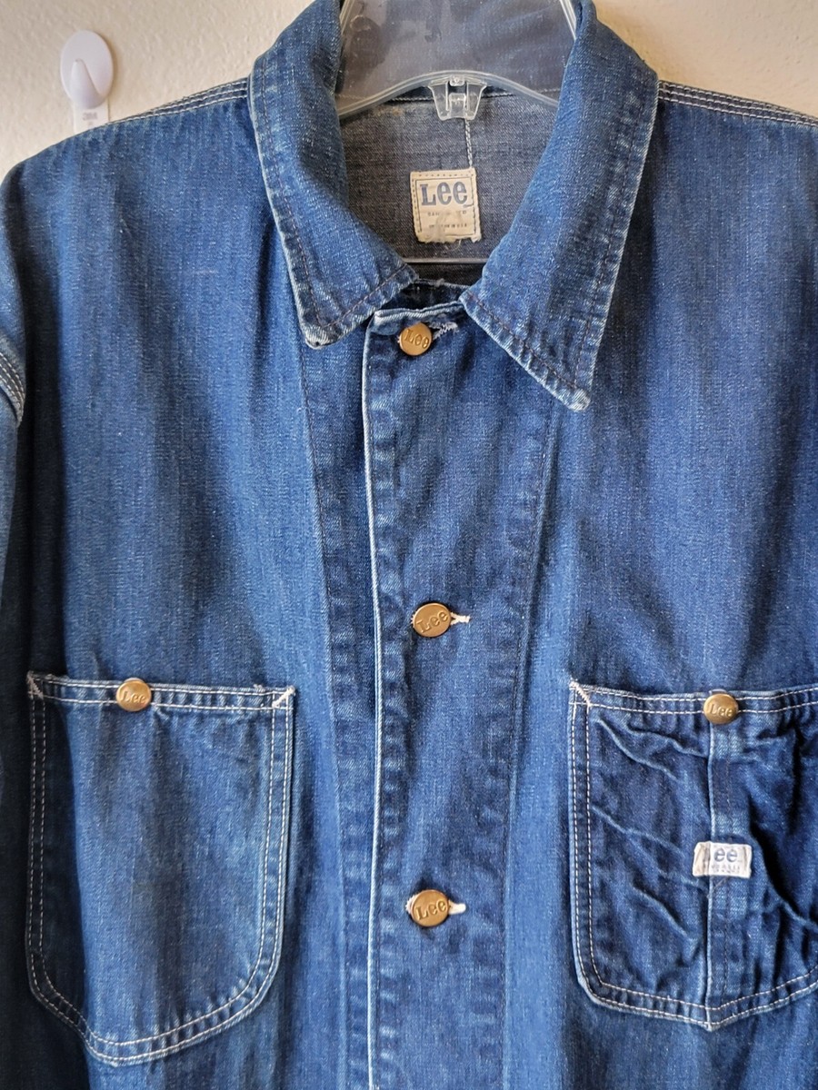 新品 N.HOOLYWOOD × LEE SERVICE COAT (36　Ⓗ VTG 1960s Lee Work Wear SANFORIZED Denim UNION MADE Barn