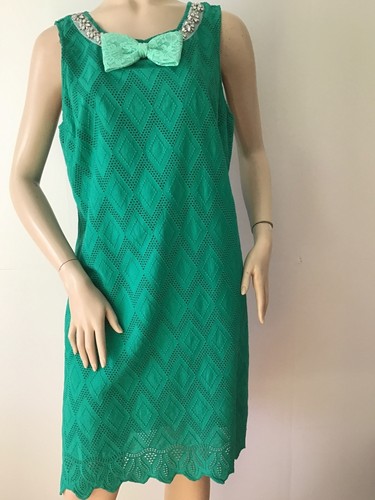 Dolce & Gabbana Green Embellished w/ Bow Dress (Size 46)-$4995.00 - 第 1/12 張圖片