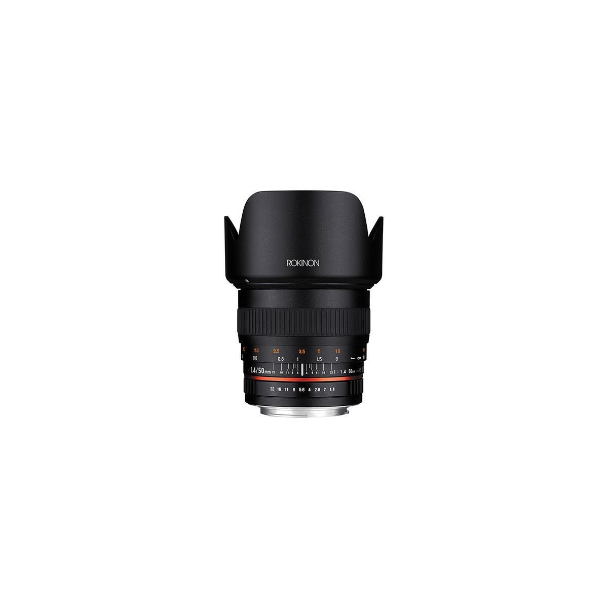 Объектив Rokinon 50mm f/1.4 для Sony E #50M-E