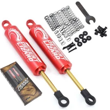 NEW Yeah Racing Desert Lizard 2 Stage Internal Spring Shocks Red FREE US SHIP