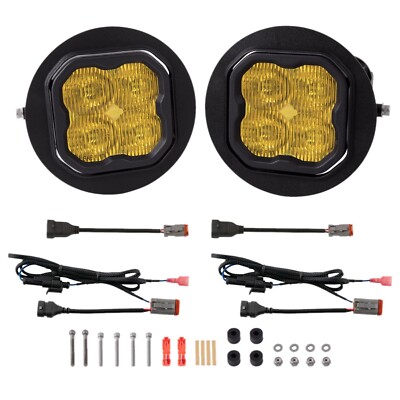 Diode Dynamics SS3 Pro Yellow SAE Type FT Fog Light Kit