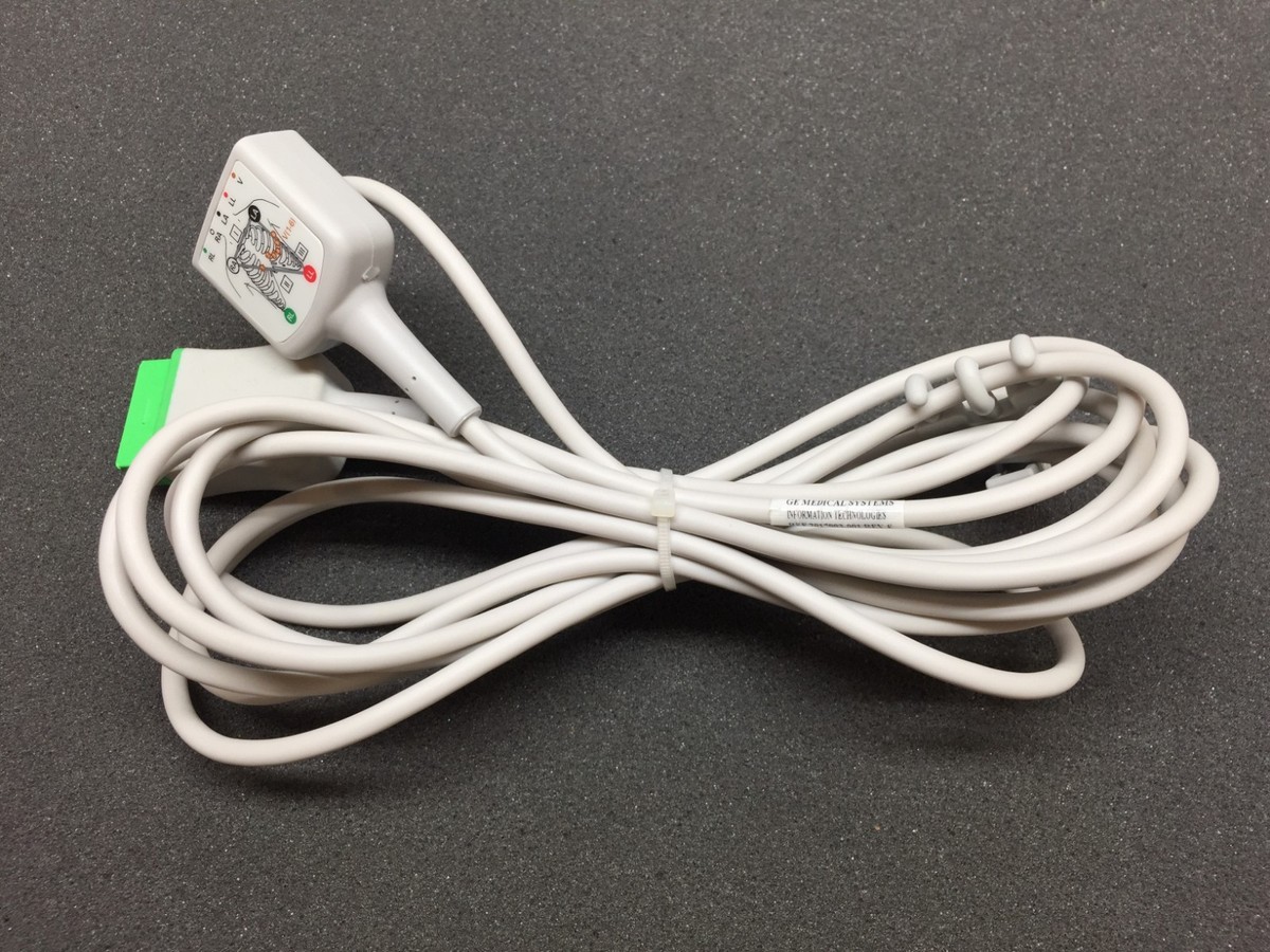 GE Multi-Link ECG Care Cable 3/5-lead, IEC, 3.6 m/12 ft. REF