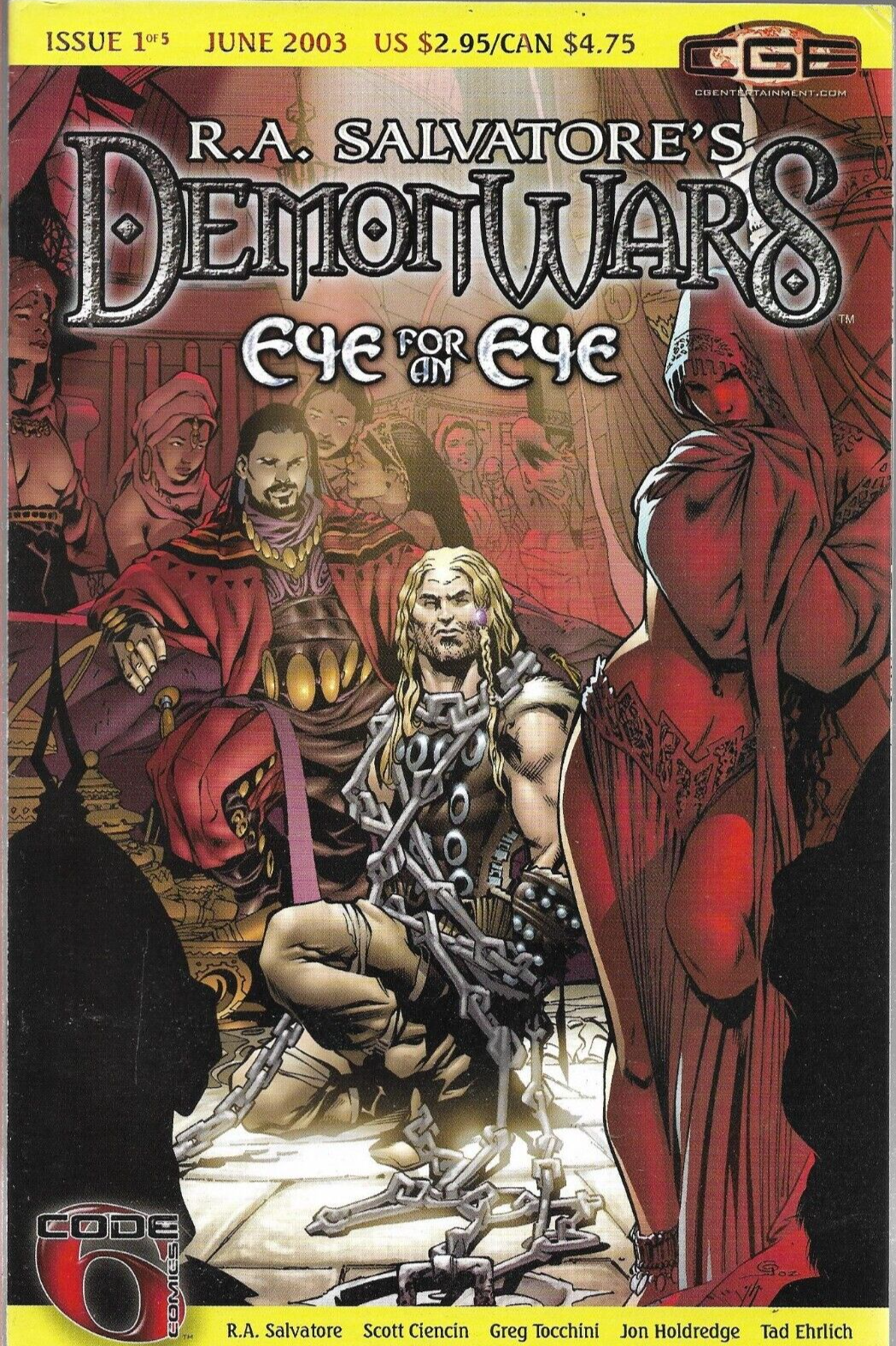 R.A Salvatore DEMONWARS - EYE FOR AN EYE #1 - Back Issue (S)