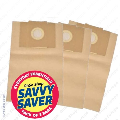3 x ROWENTA Vacuum Cleaner Bags ZR76 Type RS570, RS572, RS590, RS599