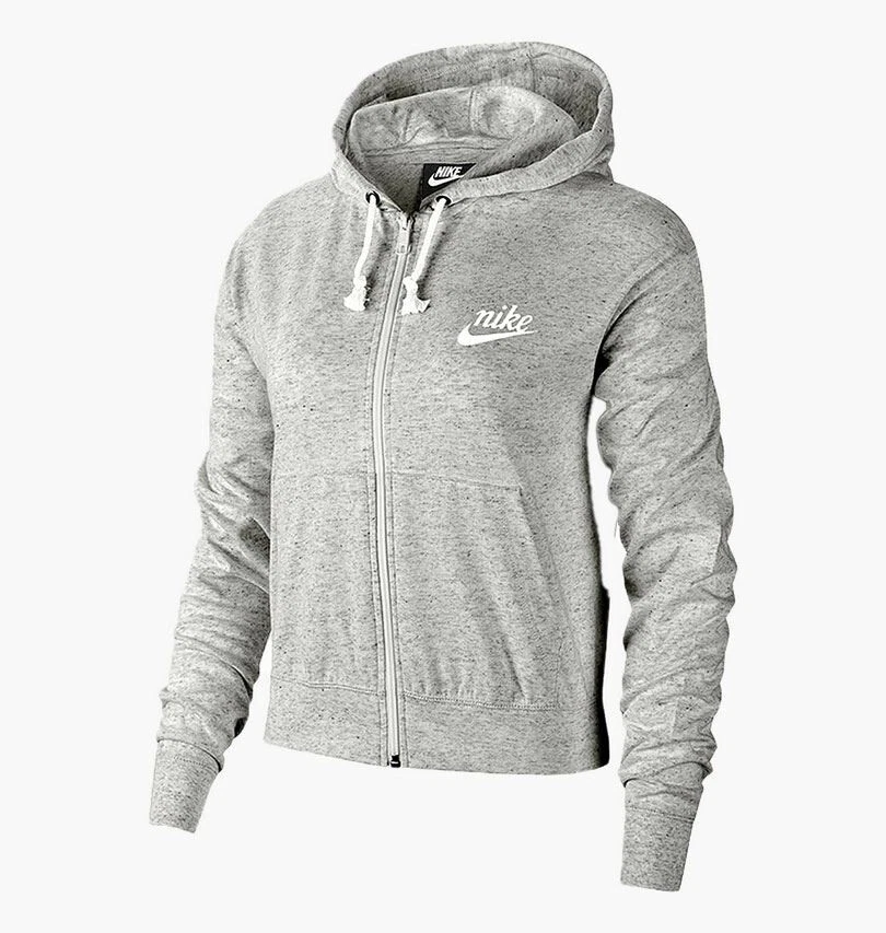 AUTHENTIC NIKE WOMEN GYM VINTAGE LIGHTWEIGHT F Z HOODIE CJ1694 063