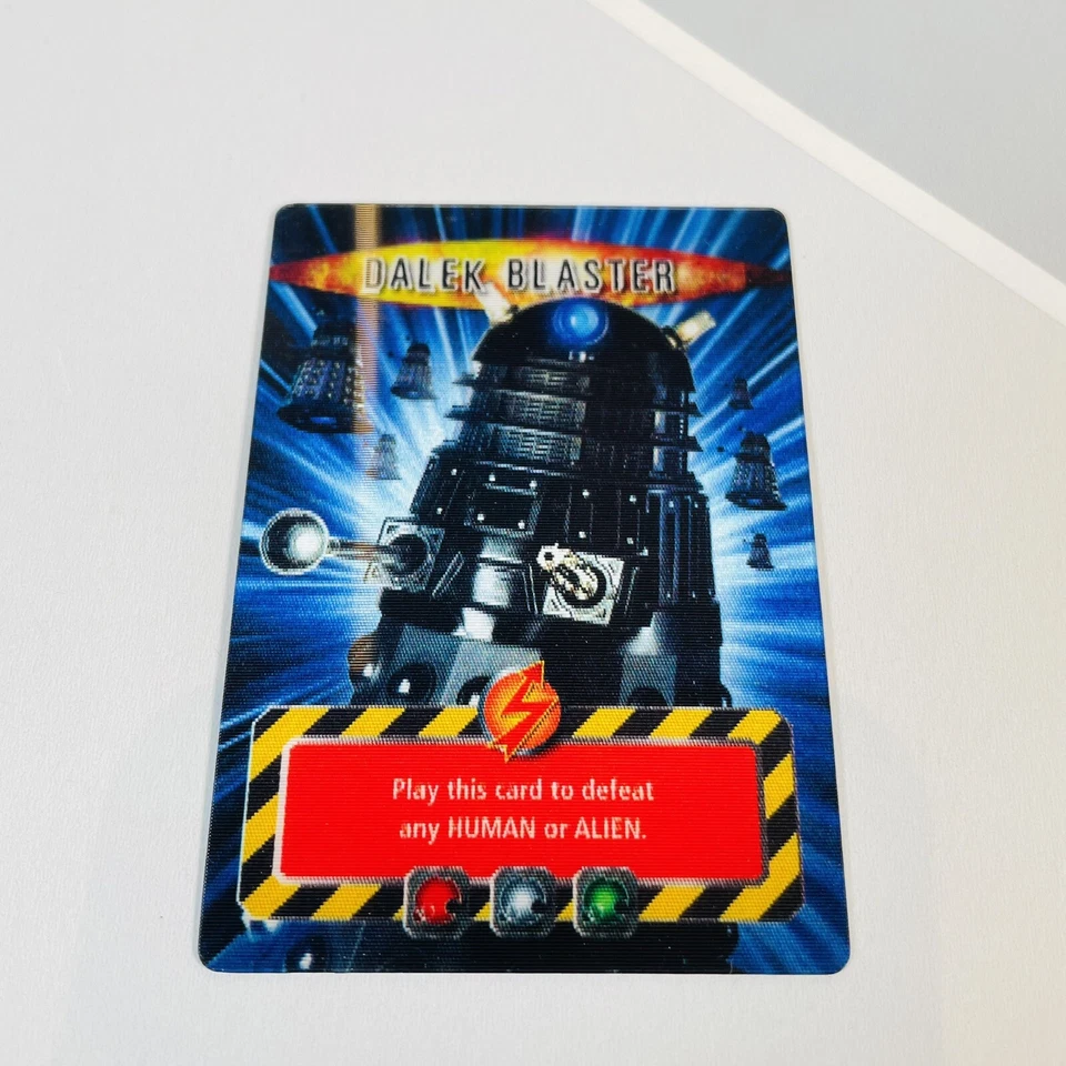 Dr Doctor Who Darlek Blaster Battles in Time Cards - Rare Card Set - Image 4 of 4