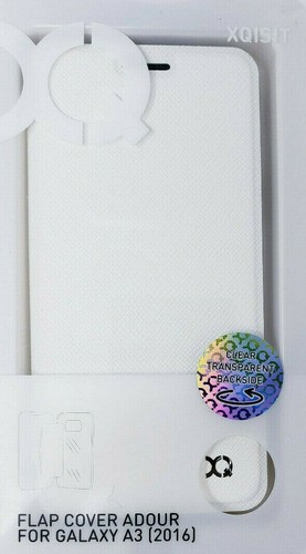 Xqisit Falp Cover Adour for Samsung Galaxy A3 2016 Folio Book Case White - Picture 9 of 12