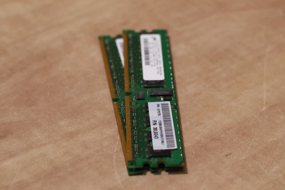 41Y2770 4GB (pair of 2GB) DDR2 5300P ECC REG 41Y2771 LOT*10 - Image 4 of 4