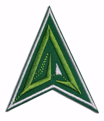 The Green Arrow Archer ARROW 3 1/2'' Tall Embroidered Patch