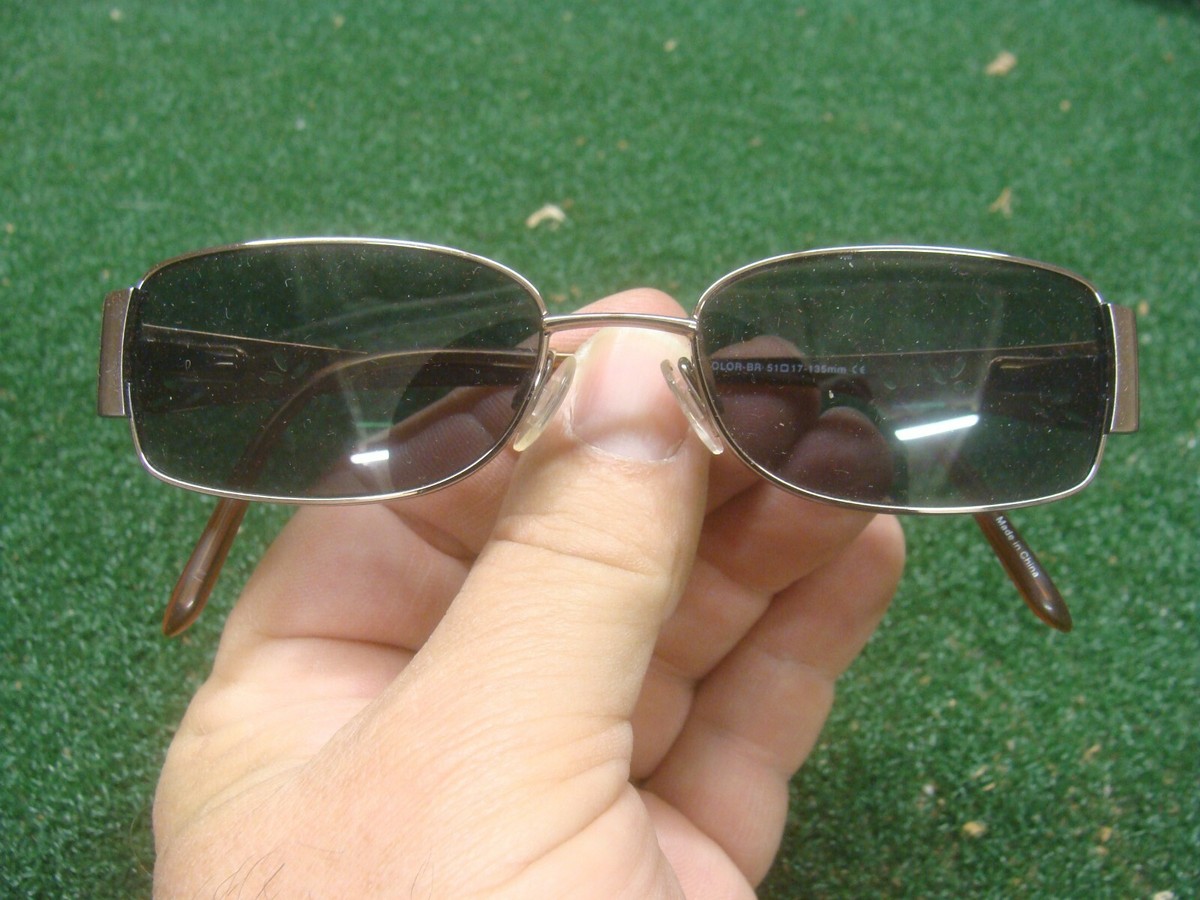 Elleです。 ELLE EL18754 LIGHT BROWN FLORAL CUTOUT 51-17-135 FLEX HINGES