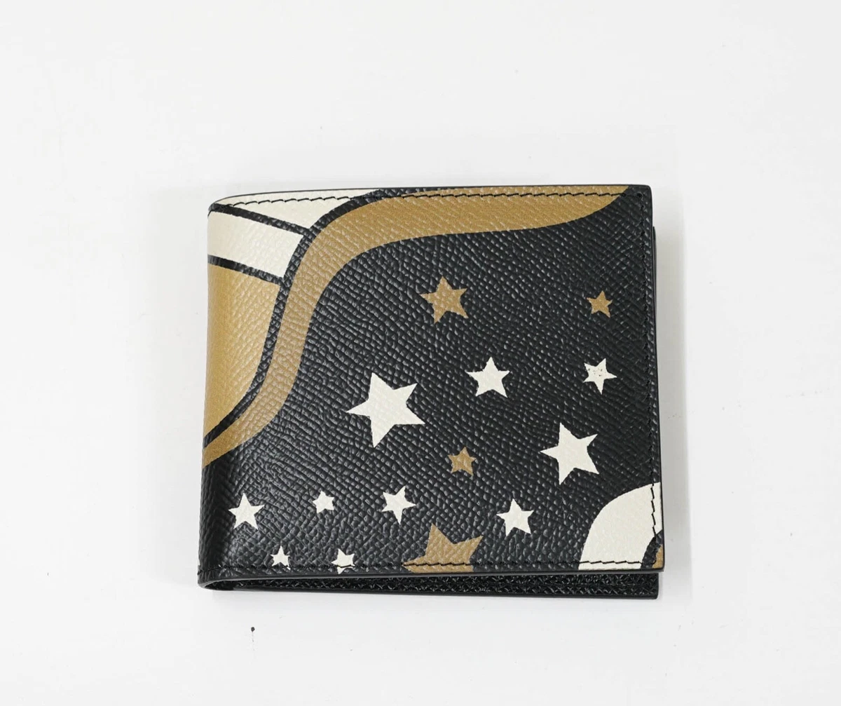 Dolce Gabbana Leather Men s Star Print Wallet BP1321 eBay