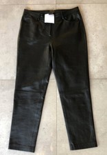 NEU! WITT Premium Lederhose Lammleder Lammnappa Nappaleder Hose schwarz Heine