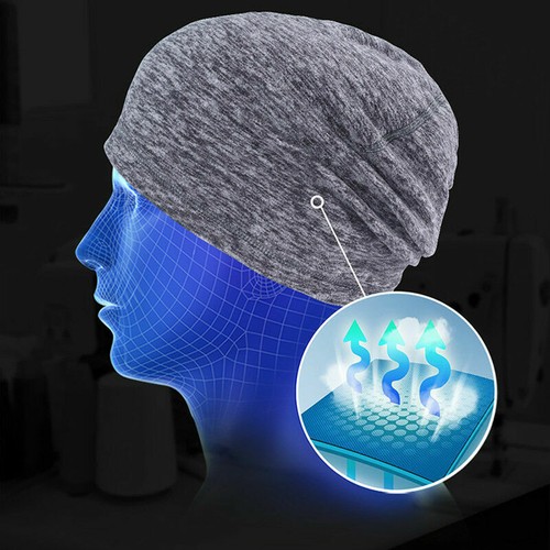 Cappellino teschio ciclismo corsa sci berretto traspirante - adatto sotto caschi - Foto 5 di 10