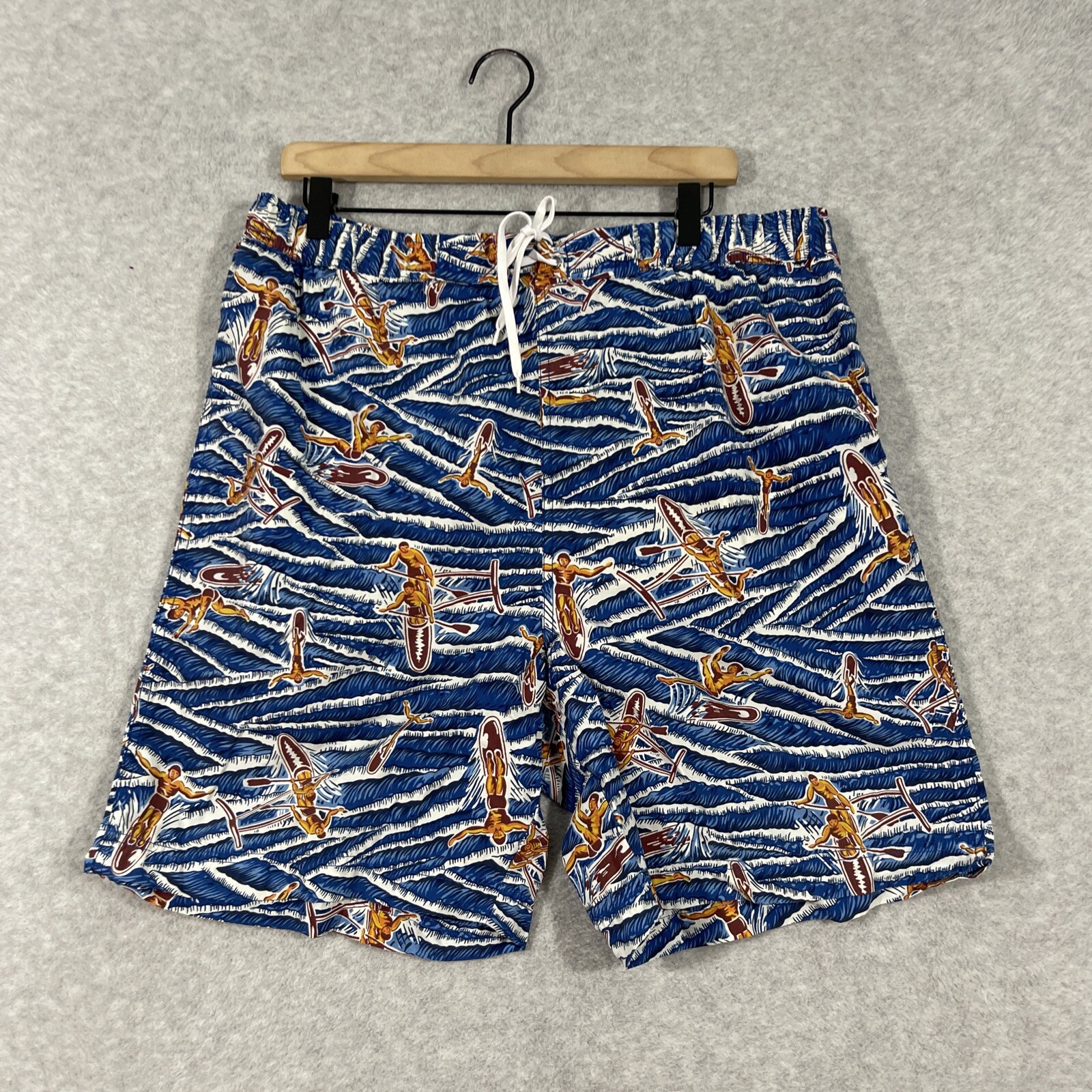 FILA POLO Ralph Lauren Sport Uomo Canottaggio Costume da Bagno XLBlu Surf Maglia Slip Fodera