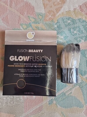 FusionBeauty bronzing powder sunkissed + bellapierre Kabuki Pinsel  NEU 