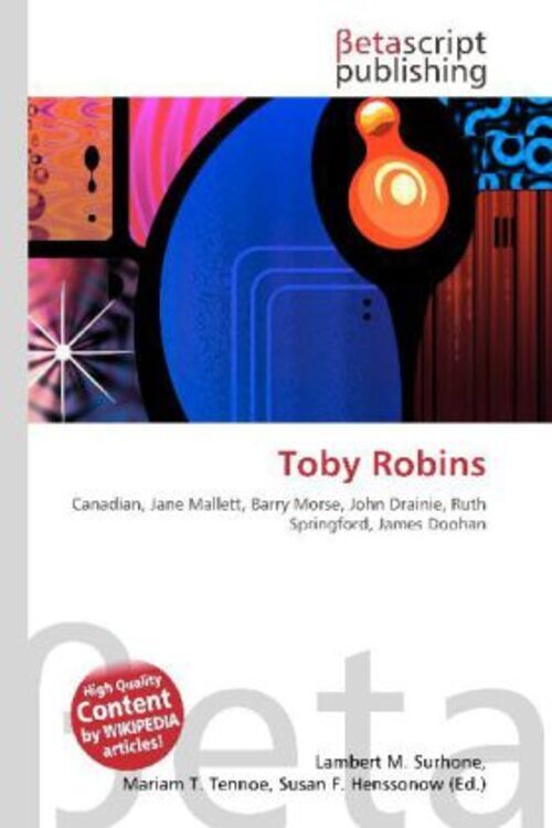 Toby Robins Lambert M. Surhone (u. A.) Taschenbuch Englisch Ean