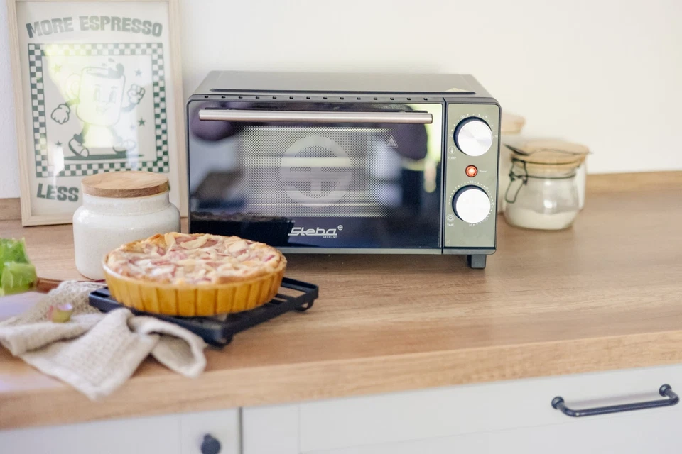 Steba KB M9 – Mini-Ofen 9L, Doppelglas, 2 Ebenen, Timer, Pizzagröße Ø 22 cm - Bild 4 von 4