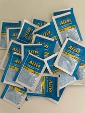 ALEVE 220mg  ~48 Caplets   Pain Reliever /Fever Reducer  New & Sealed  Packets