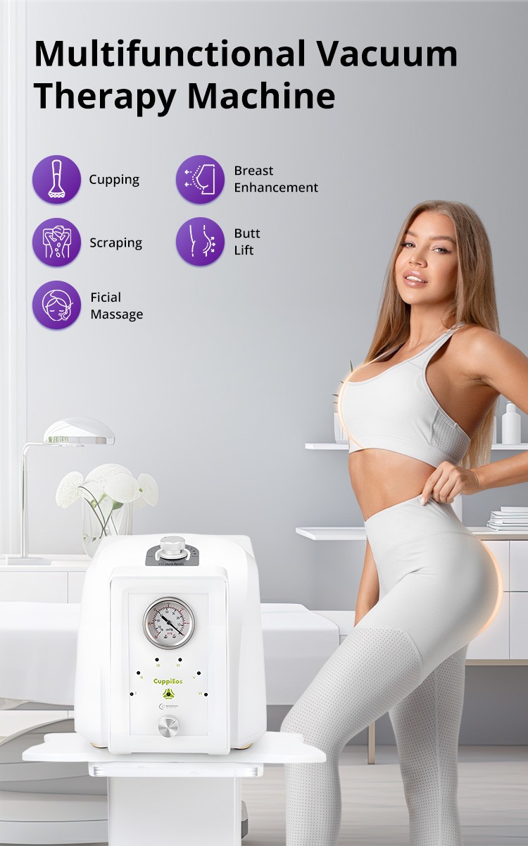 Vacuum Therapy Body Massage Lymph Drainage Breast Buttock Enhancement Machine