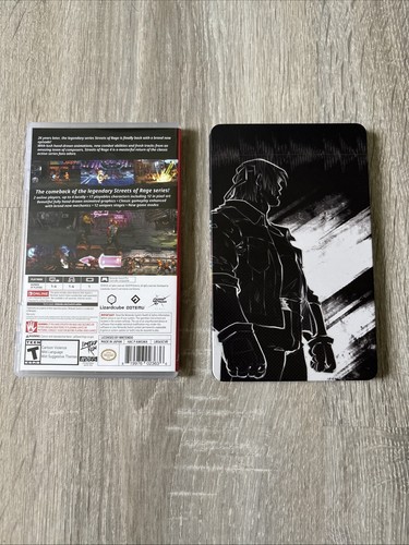 Streets of Rage 4 Classic Edition Nintendo Switch Limited Run Tested! Nice Shape - Picture 7 of 10