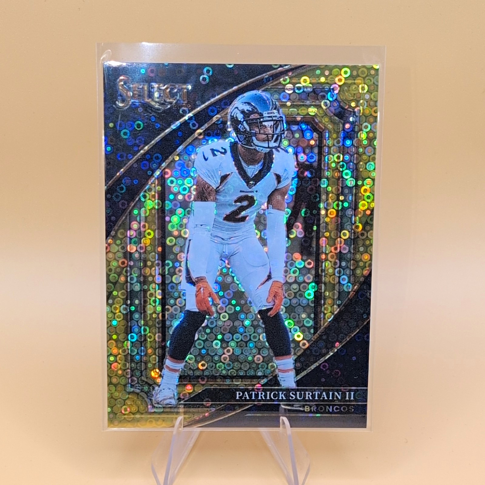 Panini 2022 Select Patrick Surtain II Suite Level Gold Disco /10 #368 Broncos