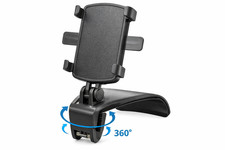 Upgraded Car Phone Mount Dashboard Holder for iPhone Samsung 360  Adjustable