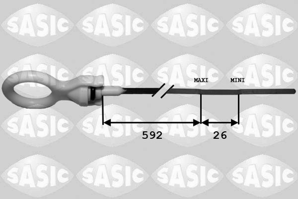 ÖLpeilstab Sasic 1946002 FüR Vw Skoda Seat Cordoba 6P1 Ibiza 6C1 6Y5 Fabia 6L1 4-image