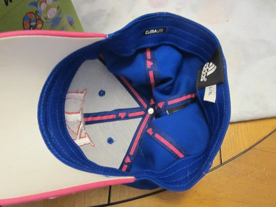 Kansas Jayhawks Signed Cap - Blue/Pink - Adidas Brand - OSFA - Breast Cancer - Image 4 of 4